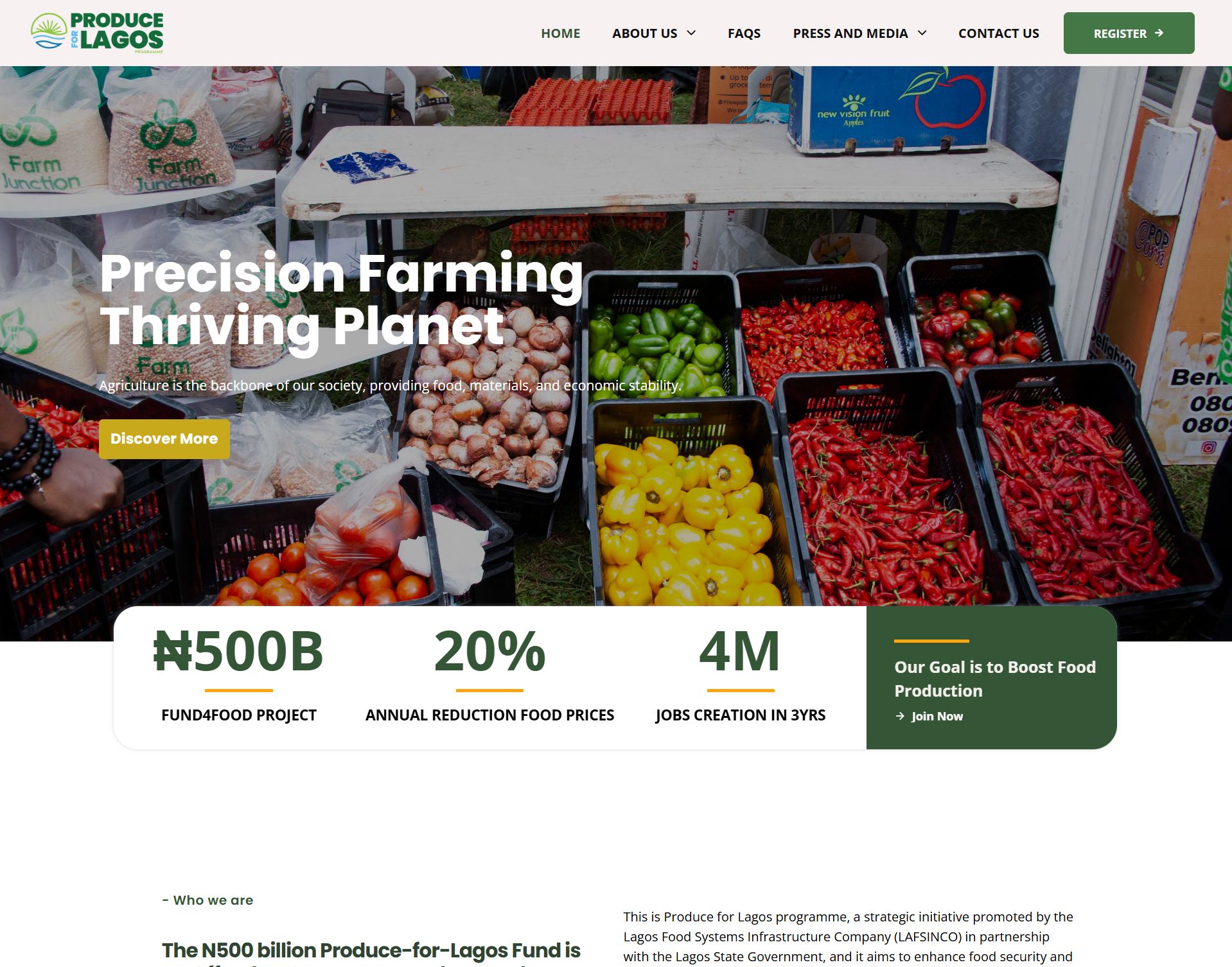 Driving Food Security Through Strategic Agricultural Partnerships